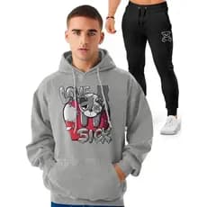 Kit Blusa + Calça Urso Love Sick e Lil Bear 100% Algodao Tecido Algodão Camisa premium MPF