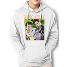 Moletom Casaco Bang Chan Pop Blusa Canguru Tecido Algodão Camisa premium MPF
