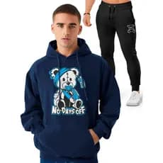 Kit Blusa + Calça Bear Hafime Urso e Lil Bear 100% Algodao Tecido Algodão Camisa premium MPF