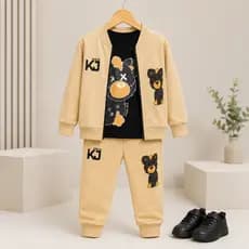 Conjunto Infantil Masculino de Frio - Casaco+Blusa+Calça ou Casaco+Calça 2 a 12 Anos - Menino