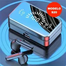 S20 TWS Fones De Ouvido Sem Fio Bluetooth 5.2  Com Binaural Touch HIFI Estéreo Esportivo De Áudio