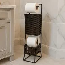 Suporte Papel Higiênico Para Banheiro em Junco
