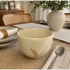 Tigela Bowl de Sopa Cerâmica Decorada Bowl Grande para Caldo Sopa Café da Manhã Sobremesa Louça Elegante Moderna
