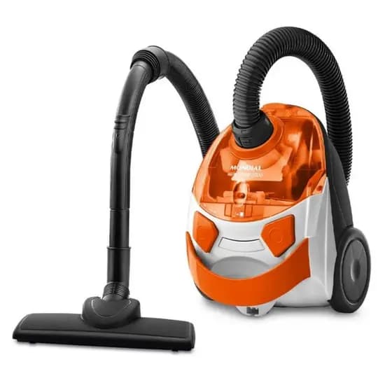 Aspirador de Pó Turbo Filtro Hepa Lavável 1500w com Alcance 4 Metros Rodas Antiriscos Mondial