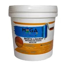 Manta Liquida Incolor 3kg Impermeabilizante Parede Fachada Piso Lajes Telhas Calhas