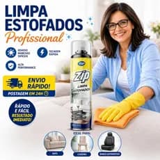KIT Limpa Estofados Spray Zip Clean 300ml/251g C/2 ou 3 Unid
