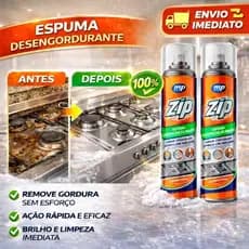 Espuma Desengordurante Limpeza Pesada Zip 300Ml - My Place