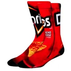 Meia Divertida - Estampa Doritos - Cano Alto - Meias Elite