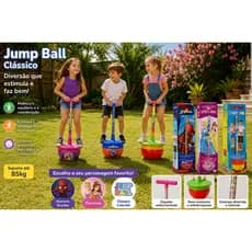 Pula Pula Jump Ball Equilíbrio Até Homem Aranha Princesas e Color 85kg  - Lider Brinquedos