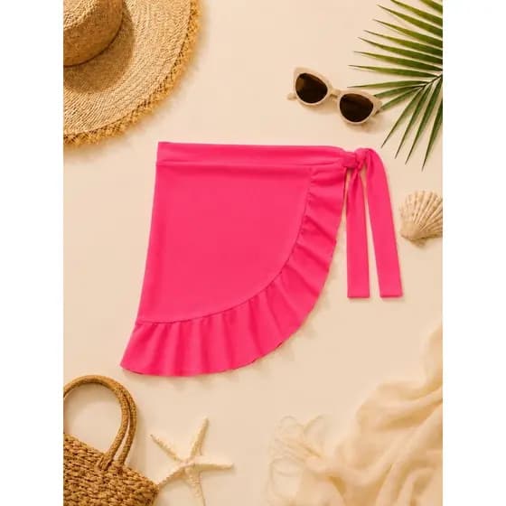 Saida Pareô  Infantil Praia Piscina Neon Lara