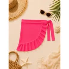 Saida Pareô  Infantil Praia Piscina Neon Lara