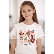 Blusa Infantil Feminina Camiseta Estampada Menina Algodão Confortável