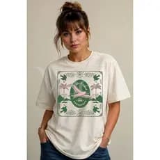 Blusa Camiseta Feminina Estampada T-shirt Casual Tendencia