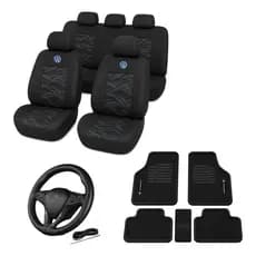Kit Capa Banco + Tapete + Capa Volante Linha Volkswagen