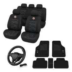 Kit Capa Banco + Tapete + Capa Volante Argo Cronos Palio