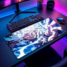 Mouse Pad One Piec Gamer Antiderrapante Grande Estampado Personalizado 70x35 Cm