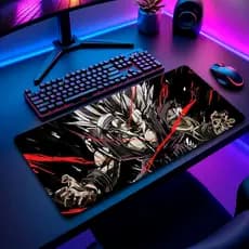 Mouse Pad Gamer Dragon DBZ Antiderrapante Grande 70x35 80x35 90x40 90x50 cm Borda Costurada