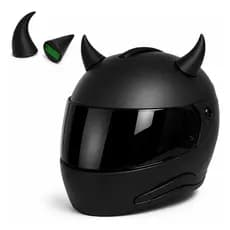 Par Chifre Chifrinho Diabinho Moicano Fixar Capacete Moto Bike