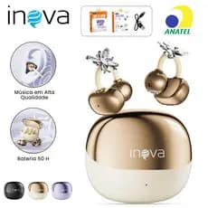 INOVA 2026 Fone De Ouvido Bluetooth 6.0 Toque DE Impressão Digital 50H Autonomia ANC Cancelando Ruíd