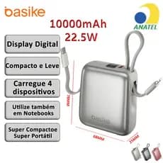 BASIKE Carregador Portátil 20000mAh - Carregamento Rápido 22.5W Power Bank Carregador Saída dupla