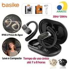 Basike Fone De Ouvido Sem Fio Bluetooth subwoofer Ows Corrida Ciclismo Adequado iPhone, Huawei etc
