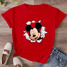 BlusaT-shirt Linda Camiseta Feminina Escolha Sua Estampa Com Cores Do Momento