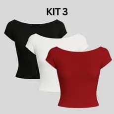 Cropped Costa Nua Feminino Suplex Premium Modela Corpo Moda Gringa Blogueira Sem Bojo Moda Feminina