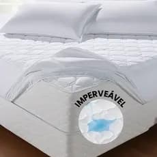 Capa Colchão Matelado Protetor 100% Impermeável Ajustável Macio com elástico Cama Solteiro Casal