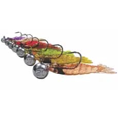 Kit 10 Camarões Artificial 7cm + 10 Jigs Heads ( Promoção)