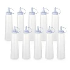 Kit 10 Bisnaga para Molho Bisnaga Ketchup e Maionese 400ml