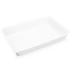 Bandeja de Plastico Profissional Retangular Branca 17 litros