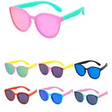 Óculos De Sol Infantil Flexível  Polarizado - 7 Cores/ Opções Disponíveis