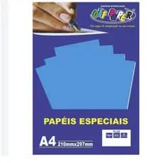 Papel Plus Azul 120g Com 20 Folhas Off Paper