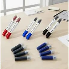 Kit 2 Pincel Quadro Branco Recarregável Ou Kit 4 Refil