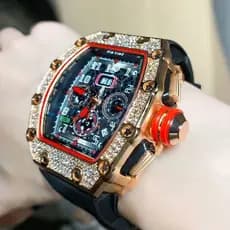Swiss Richard Elegante Multifuncional De Seis Pinos Moda Totalmente Automático Relógio Não Mecânico Masculino High-End B