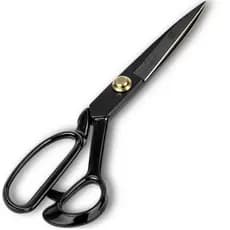Tesoura de Alfaiate Corte Costura Titanium Profissional Costureira Tapeceiro Crina