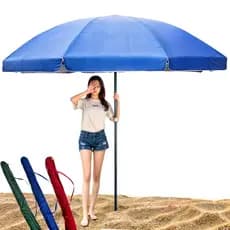Guarda Sol Gigante 2,40m Uv Praia Piscina Respirável Verão
