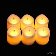 12/20/24Pcs Candle Light-Realista Sem Fogo Bateria Alimentada Velas,Casamento E Festa DecoraçãO PláStico DuráVel Promoçn