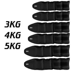 Kit 3 Caneleira Peso Para Perna 3kg ao 5kg CrossFitness Funcional Tornozeleira Academia Profissional