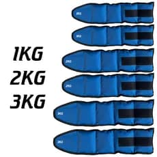 Kit 3 Peso Para Perna de 1kg ao 3kg Para Treino Bumbum Fitness Funcional Tornozeleira  Academia