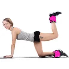 Peso de Perna Caneleira Para Fortalecimento Perna Flexora Abdutora Extensora Treino Panturrilha Rosa