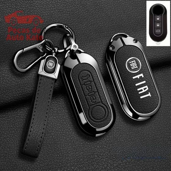 Capa Protetora para Chave de Carro, Porta-Chaves para Fiat 500, Ducato, Panda, 500L, Punto, Lancia Musa P6HR
