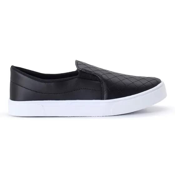 Tênis Feminino Calce Fácil Esportivo Sneaker Slip On Casual confortável