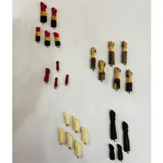 Figa de Guiné para Proteção de Osso, Madeira e Azeviche - Amuleto Contra Inveja e Mau-Olhado