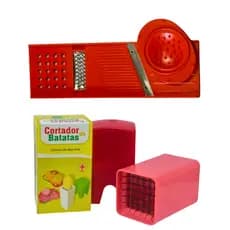 Kit Fatiador de batata Maxx + Cortador de batata - Utilidade Doméstica