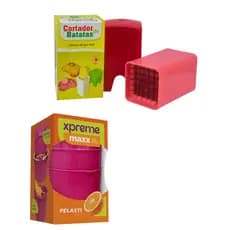 Kit Espremedor de laranja manual + Cortador de batata - Utilidade Doméstica