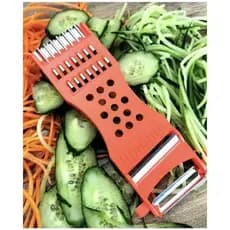 Descascador Ralador Fatiador 8 Em 1 Manual Queijo Legumes Frutas