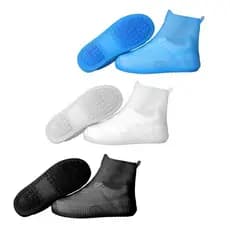 Capa Para Tênis Silicone Chuva Moto e Bike Sapato Com Cano Alto