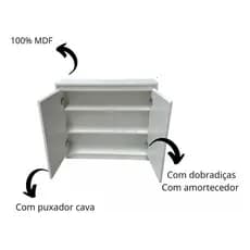 Dispensa Nicho Aparador com 2 Portas 70x60x20