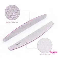 Conjunto de Lixas de Unha Mix Bella Rosa 100/180 Profissional para Manicure